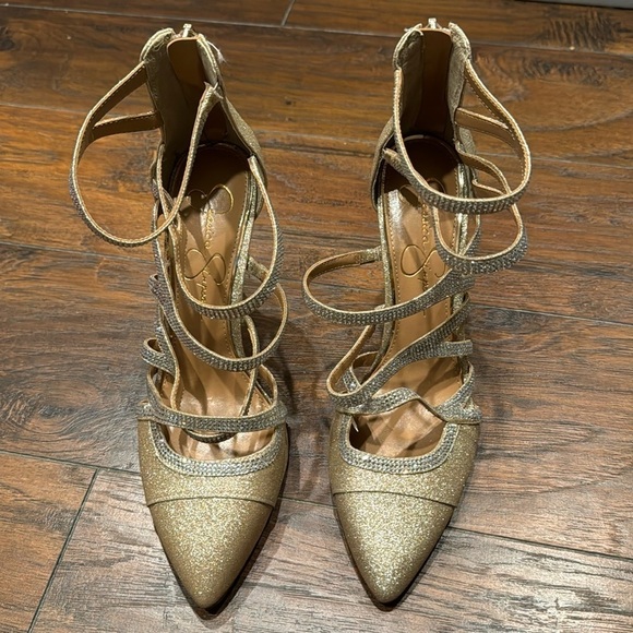 NEW! Jessica Simpson Champagne Parminda Pump - Size 8/39 - Picture 6 of 12